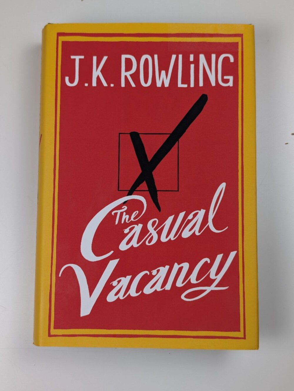 The Casual Vacancy J.K. Rowling Hardcover First Edition 1st Printing 2012